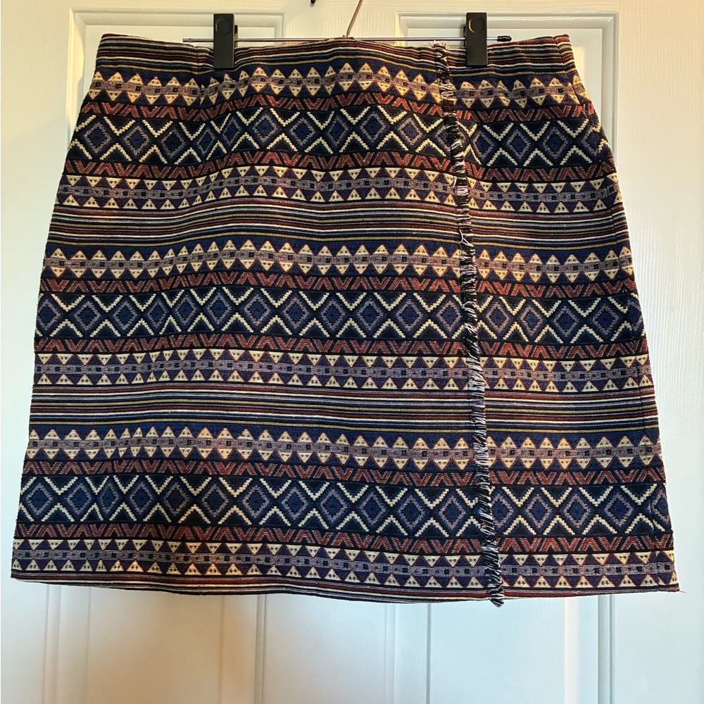 Cato Multicolor Geometric Mini Skirt